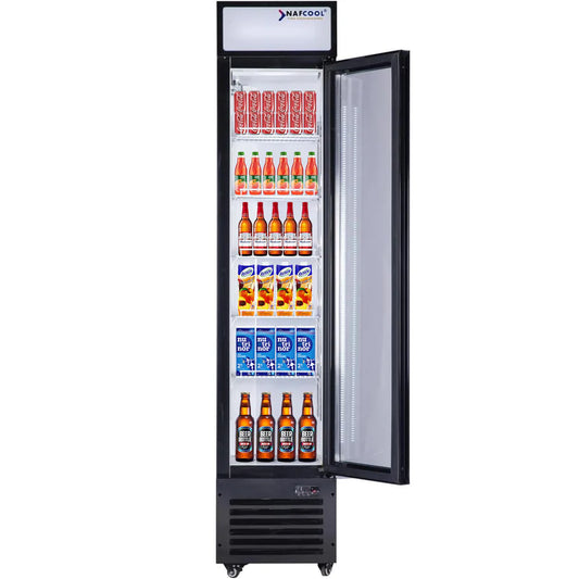 15" - Slim Glass Door Display 15" Refrigerator