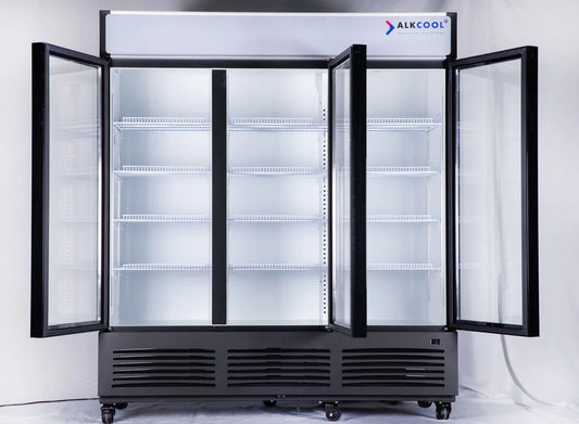 70" - Three Section Swing Glass Door Merchandiser Refrigerator