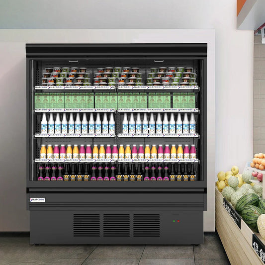 78" - Open Air Merchandiser Grab & Go Refrigerator Display Cooler