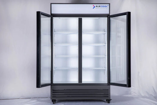 47.2'' (H) - Two Section Hinge Glass Door Merchandiser Refrigerator